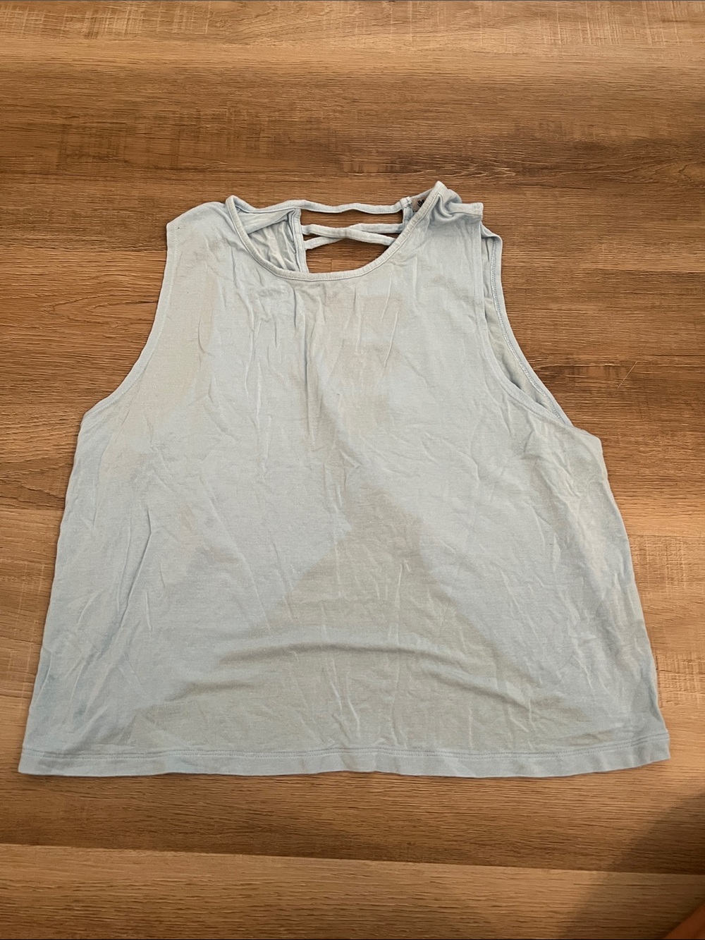 Forever 21 Light Blue Strappy Back Tank - Women